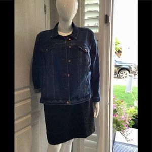 Loft Plus jean jacket size 22-26